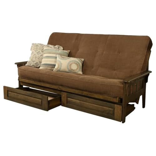 Kodiaktucsonqueenfutonframewithstoragedrawerswoodfutonsetwithmattressincludedinmochabrowncolor Urban Country Home Decor Kodiak tucson queen futon frame with storage drawers wood futon set with mattress included in mocha brown color urban country home decor