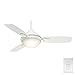 Hunter Fan Company 59153, 44 inch Verse Snow White Indoor / Outdoor Ceiling Fan with LED Light Kit and Handheld Remote