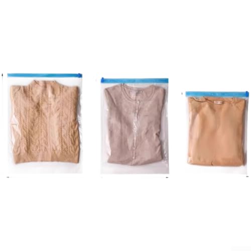 Vacuum Compression Storage Bags Hand Rolled For Clothes Luggage Quilts For Travel Waterproof PA+PE Material Transparent Visibili