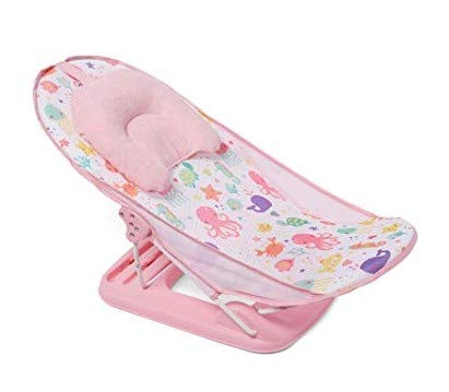 Just4baby Siège de bain pliable et réglable pour la maison et le voyage