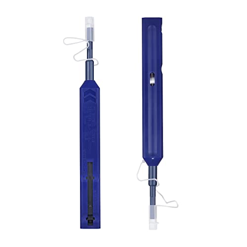 MSDADA 2 Stück Glasfaser Reinigungsstifte, Fiber Optic Cleaner für LC/MU Steckverbindungen 1.25mm...