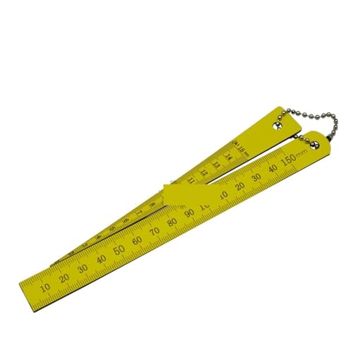 Calibrador para medición de espesor 150 mm acrílico miniatura 2