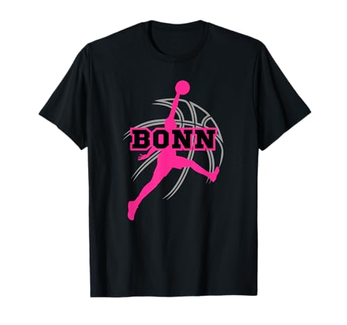 Bonn Basket Ball Fan Support Rheinland Stadion pink T-Shirt