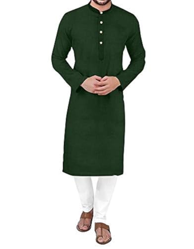Image of Gauri Laxmi Enterprise Men's Cotton Kurta Pyjama Set
