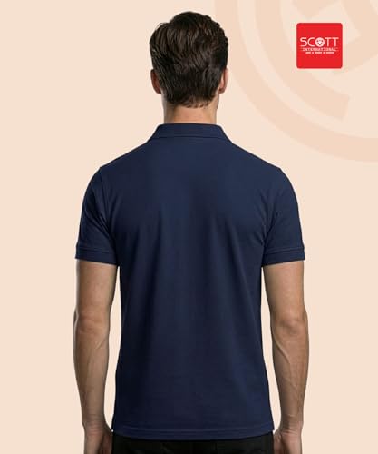Image of Scott International T Shirt for Men | Polo T-Shirt for Man | Plain Casual Stylish | Half Sleeve | Mens Polyester Dry Fit Collar Polo Tshirts for Men, Quick Drying & Breathable Fabric, Gym Wear Tees