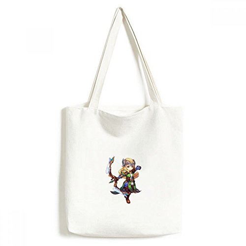Cadeau artisanat sac de donjons fantastique cartoon lavable id&eacute;al pour les joueurs