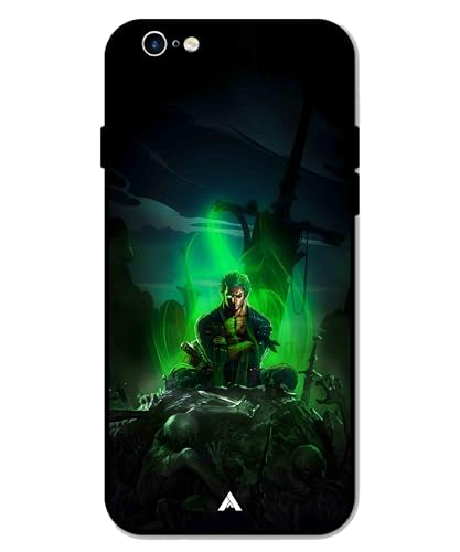 Image of Premium Anime 1 Case for iPhone 6s (Glossy Finish) Soft-Touch Metal TPU Back Cover, Shockproof, Designer, Aesthetic Mobile Phone Case