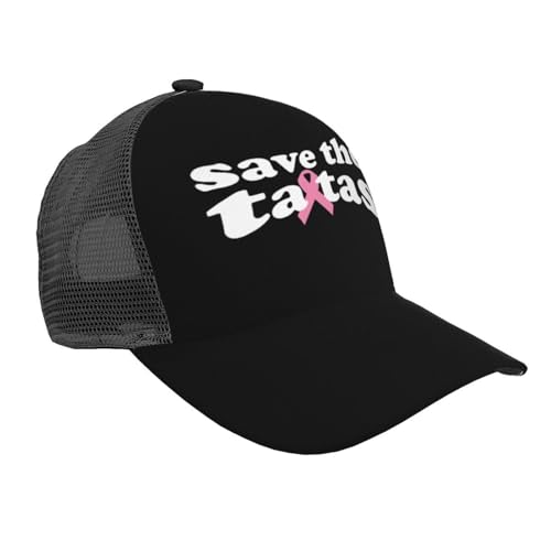 Save The Tatas Unisex Mesh Baseball Caps - Classic Adjustable Hat