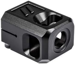 ZEV Technologies PRO COMP V2 13.5X1 LH 9MM BLACK ALUMINUM COMPENSATOR