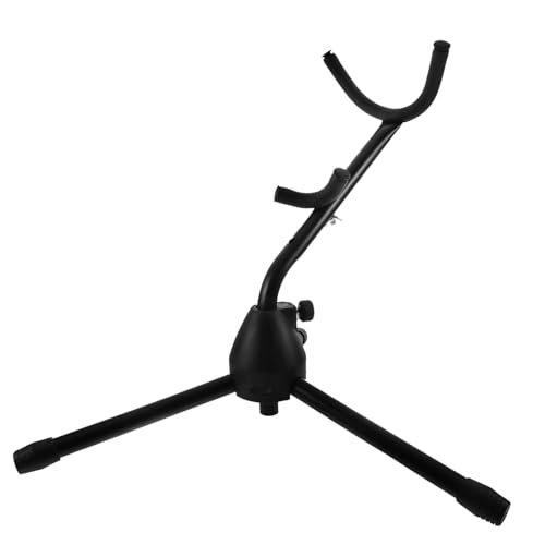 ULDIGI 1pc Saxophone Stand Sax Floor Peg Tripod Holder Alto Tenor Sax Stand Clarinet Compatible Durable Steel Construction Random Style