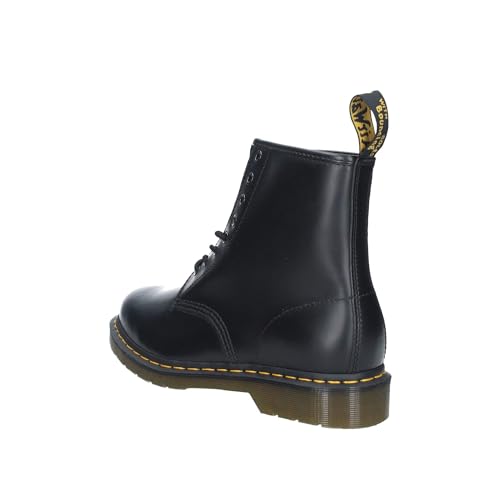 Image of Dr. Martens Unisex 1460 Smooth Leather 8 Eye Boot, Black, 5 Women /4 Men