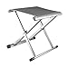 Portable Folding Stool Camping Stool Compact Metal Frame Foldable Stool Recliner Foot Rest for Patio Beach Yard Travel Hiking, L