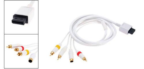 S-Video Audio AV Video Cable For Nintendo Wii Console