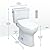 TOTO Drake WASHLET+ Two-Piece Elongated 1.28 GPF Universal Height TORNADO FLUSH Toilet with S550e Bidet Seat, Cotton White - MW7763056CEFG#01