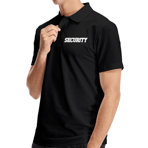 Camisetas Polo para Seguridad, Camisas Polo para Trabajo de Seguridad, Camisas para Porteros y Guardias miniatura 2