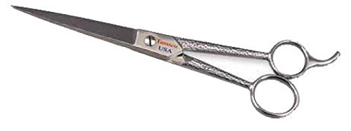TAMSCO Patriot Shear American 420 Stainless Steel Hammered Handle Hair Cutting Scissors, Satin Finish, 0.8 Ounce
