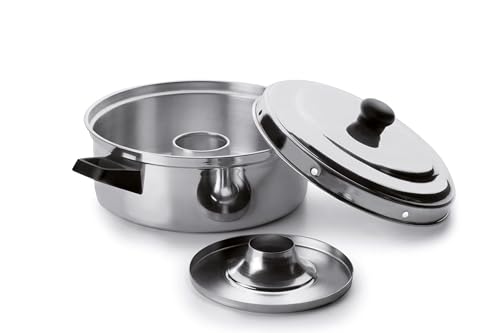 Cacerola - cacerola de 26 cm para horno, fabricada en acero inoxidable, resistente al calor, apta para todo tipo de cocinas.