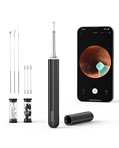 Ear Cleaner Earwax Removal Kit, Ear Cleaning Tool, Ear Wax Remover Ear Cleaner Camera With 1080P Otoscope With Light, Ear Wax Removal Kit With Ear Pick, Ear Camera Compatible For Iphone, Android #TOP13