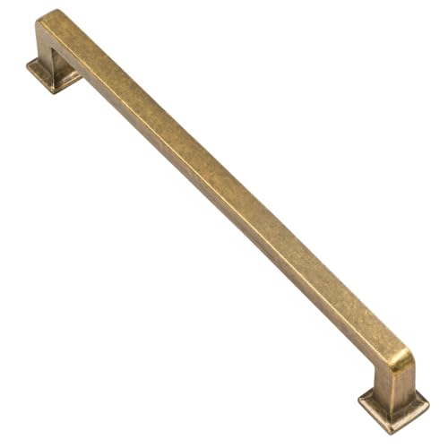 Alzassbg 7" Brushed Antique Brass Cabinet Pulls 10 Pack, AL3046EAB