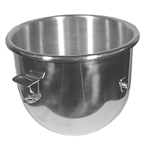 Mixer Bowl for 12 Quart Hobart Mixers, Replaces 295643, Stainless Steel