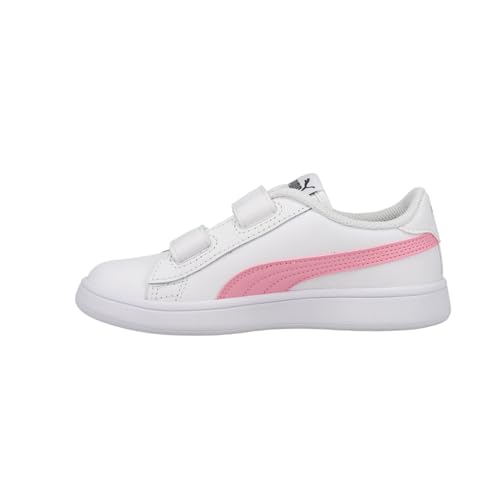 PUMA Kids Girls Smash V2 Slip On Sneakers Shoes Casual - White3