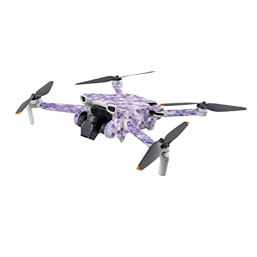 Image of MightySkins Carbon Fiber Skin Compatible with DJI Mini 3 - Stained Glass | Protective, Durable Textured Carbon Fiber Finish | Easy to Apply | Made in The USA