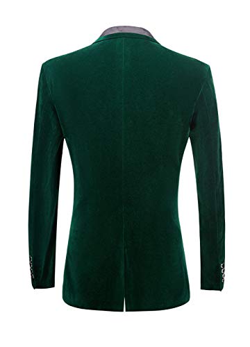 Men's One Button Royal Blue Suit Velvet Jacket Black Vest Pants Wedding Suits Groom Tuxedos3