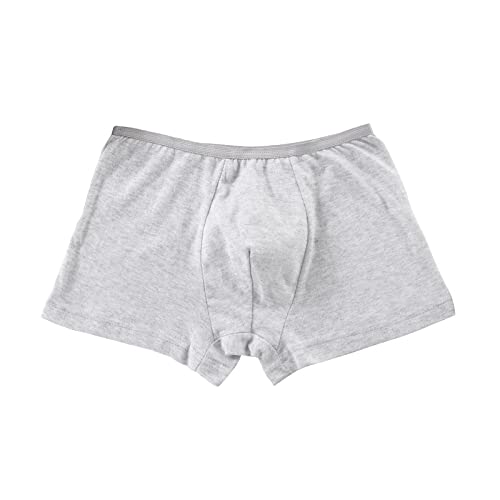 Aimisin3-Pack Men Disposable Cotton Brief Underpants Travel Boxers Underwear for Travel- Hospital Stays- Emergencies