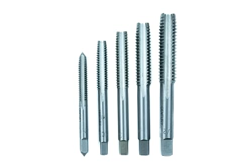 Image of Century Drill & Tool 98922 Fractional Tap & Die Set, 12 Piece | external thread cutting, thread restoration