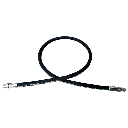Image of Haichy 15611-12-12-RW Hydraulic Hose Swivel Assembly 3 /4 inch Hydraulic Hose with Male NPT X Male NPT, 84 inch Long (3118 psi)