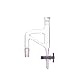 DONLAB HAD-4550 Glass 45/50 Oil Water Reflux Receiver-Separator with 45/50 Inner-45/50 Outer Joints and PTFE Stopcork,Essential Oil Distillation Part