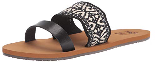 Billabong Women's Slide Away Sandal, Black, 8