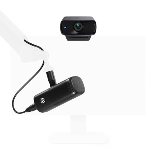 Elgato Pro Audio & Video Bundle - Premium Full HD Webcam & Dynamisches XLR Mikrofon Bundle für Streaming, Podcasting, Aufnahme - HDR, Rauschunterdrückung, Kompatibel mit OBS, Zoom, Teams, PC/Mac