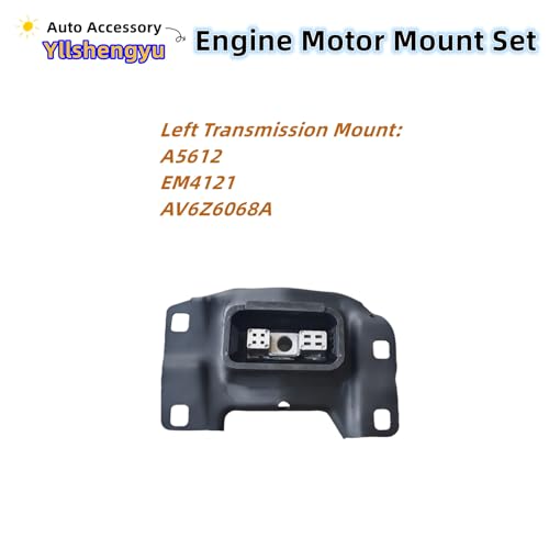 3Pcs Engine Motor Transmission Mount Set Compatible with Focus 2012 2013 2014 2015 2016 2017 2018 2.0L L4 Replacement for A5520 CV6Z6068A A5646 CV6Z6038C A5612 AV6Z6068A