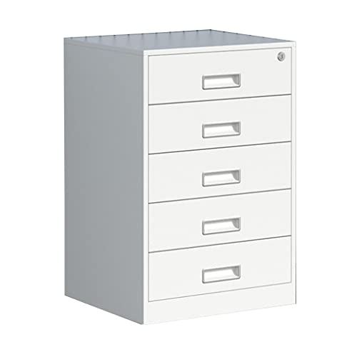 Armoire de classement 5 tiroirs en acier 39x44x65cm pour organiser vos dossiers