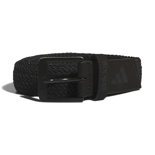 adidas Men's BRAIDED STRETCH BELT, black, XXL – Ansicht 1