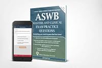 ASWB Masters and Clinical Exam Practice Questions: 220 Questions 0578215616 Book Cover