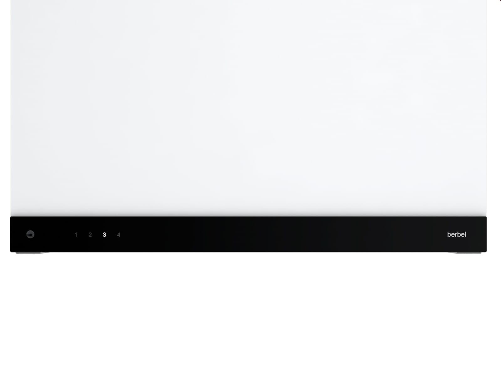 Berbel Glassline BEH 90 GL - 1070096 Flachschirmhaube 90 cm Schwarz