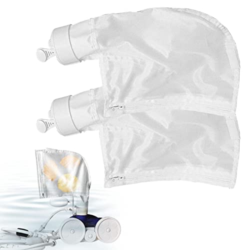 Yestrong Sacs De Nettoyeur De Piscine pour Polaris 280 Ou 480, Sac pour Robot Robot Piscine, 2 Pièces Nylon Remplacement De Sac Zipper Sacs À en Maille À Usage Multiple Cover