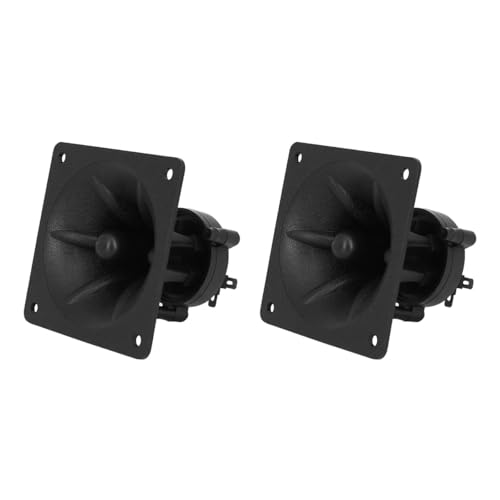 Image of Laroal 2PC Piezoelectric Tweeters Loudspeaker Treble Square Speaker Tweeter for Sound System Tweeter for Equipment