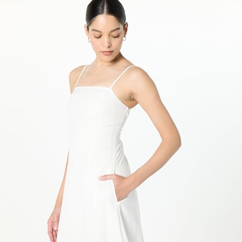 The Drop Women's Daphne Square Neck Linen Maxi Dress3