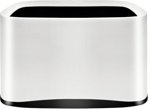 Universal Cat Litter Scoop Holder-Kitty Litter Scooper Caddy for Litter Box-Sturdy Scoop Stand Trash Container Suitable for Most Metal Litter Scooper-White