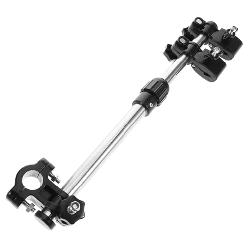Ipetboom 電動自転車用調節可能傘ホルダー 多目的ベビーカー 車椅子対応 伸縮式固定具 安定設計 雨天日除け用簡単取付スタンド