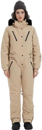 BGX Bluemagic Womens Snowsuit One Pieces Ski Suits Insulated Jumpsuit Waterproof Windproof Snowboard Jackets for Outdoor