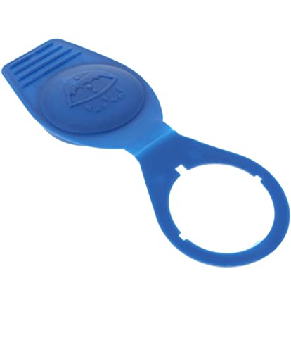 Image of Windshield Washer Reservoir Fluid Tank Cap | Compatible with Polo, Vento, Jetta, Passat, Fabia, Laura, Octavia, Rapid, Superb | Wiper Bottle Cap