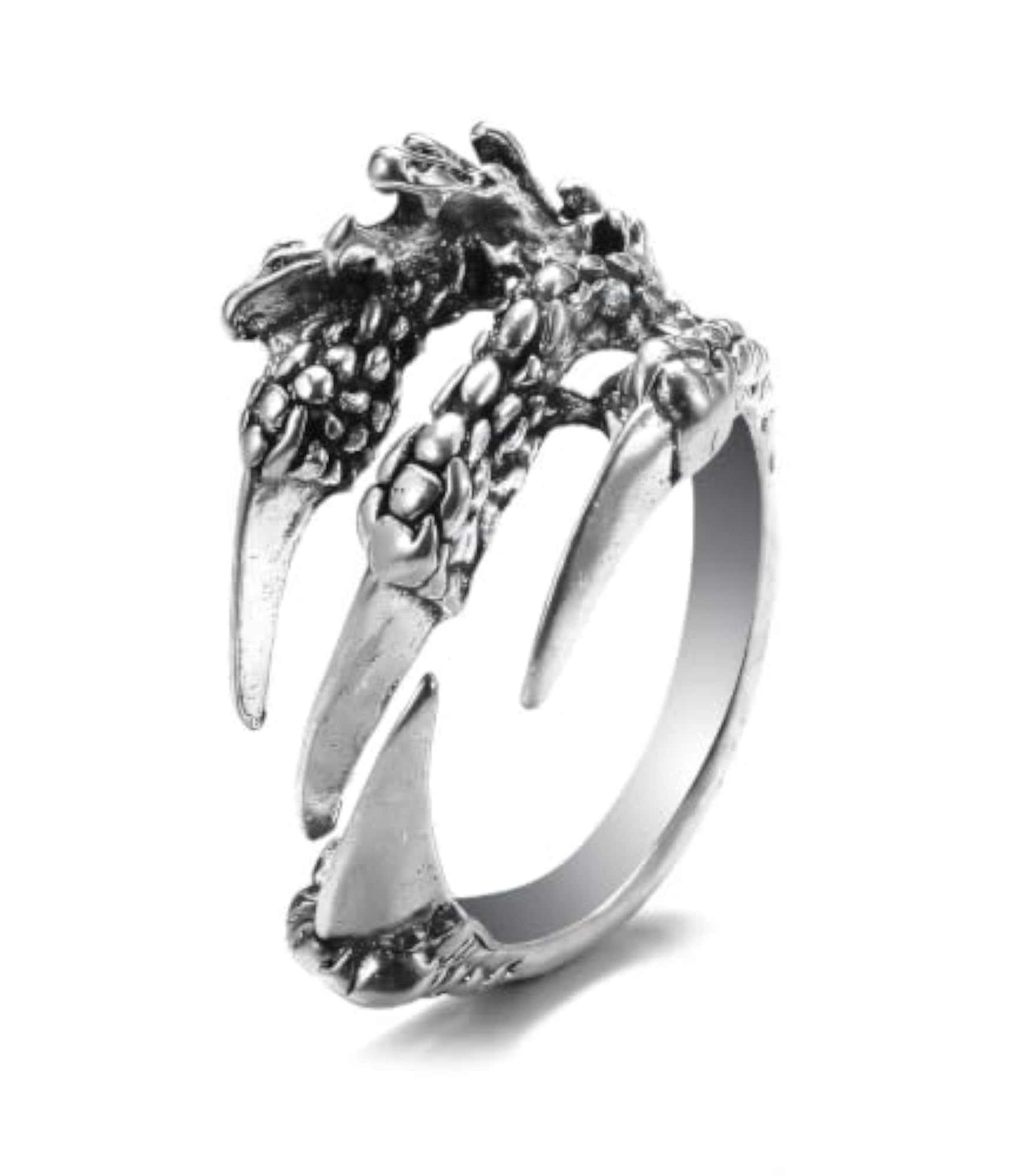 Dragon Claw Adjustable Statement Ring, Bold Design