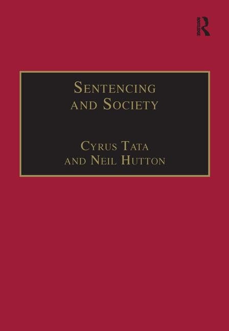 Buy Sentencing and Society: International Perspectives — BookShops.in