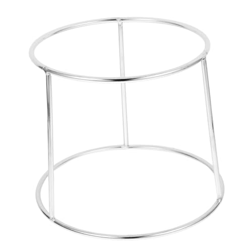 SOLUSTRE Pizza Display Kitchen Holder Stainless Steel Seafood Plate Rack Tray Rack