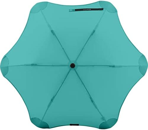BLUNT Metro 여행용 우산 96.5cm(38인치) - 방수 및 방풍 방사형 텐션 시스템 - 강하고 컴팩트하며 가벼움 - 오래 사용할 수 있도록 제작 - 간편한 사용 [여행에 적합], 민트, 접이식 우산 — 사진 2