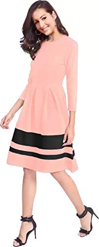 Image of LookMark Cotton A-Line Knee-Length Women's Dress